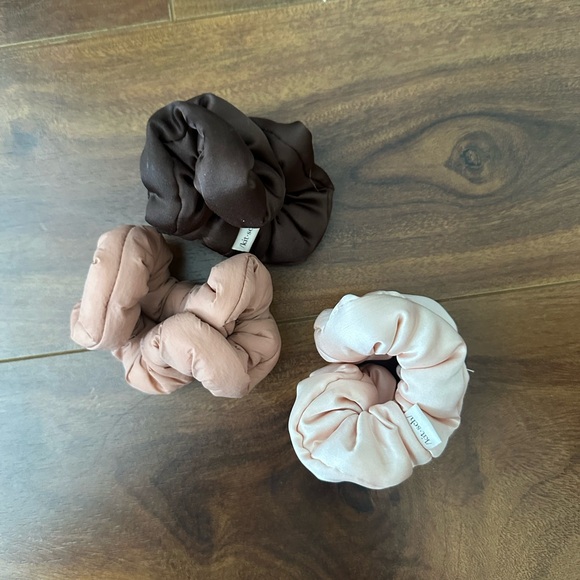 Kitsch Recycled Material Satin Scrunchies - Picture 1 of 1